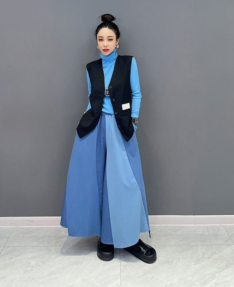 Luxury Haute Couture Extra Wide Leg Trouser Pants