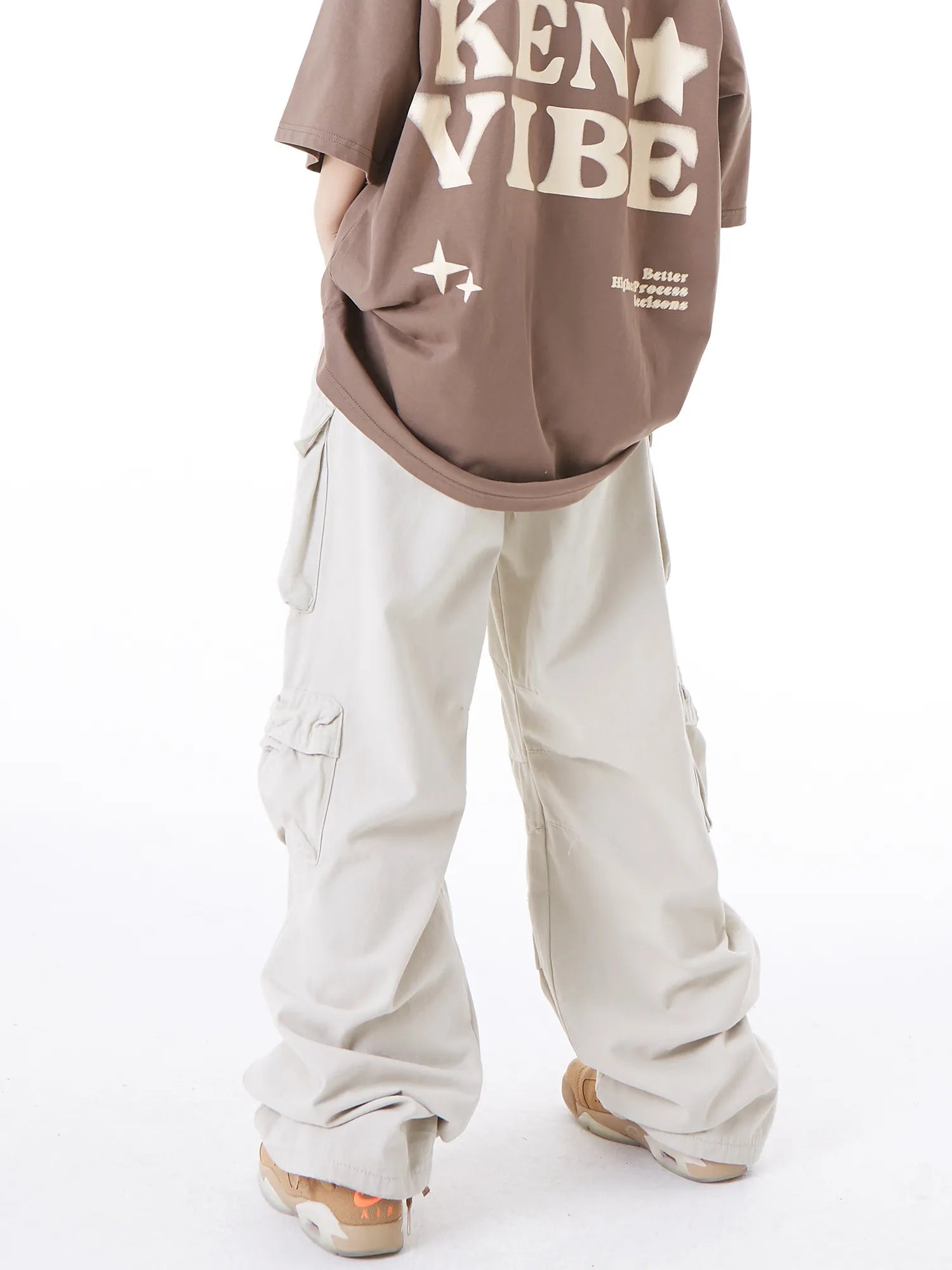 Isabella High Streetwear Loose Wide-Leg Pants