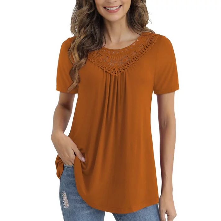 Women's Plus Size Tops Short Sleeve Shirt