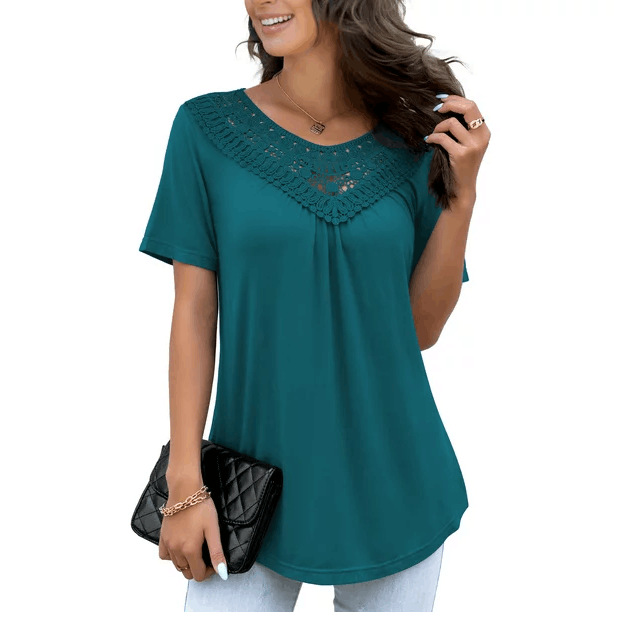 Women's Plus Size Tops Short Sleeve Shirt