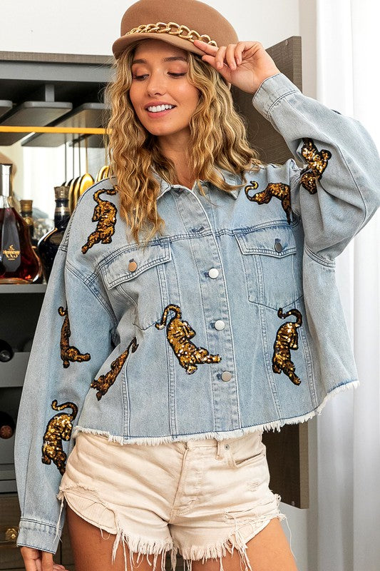 Wildin Out Denim Jacket