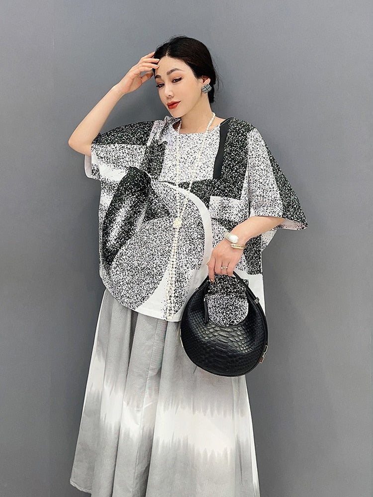 New Everyday Comfortable Chic Top & Skirt 2-Piece Set