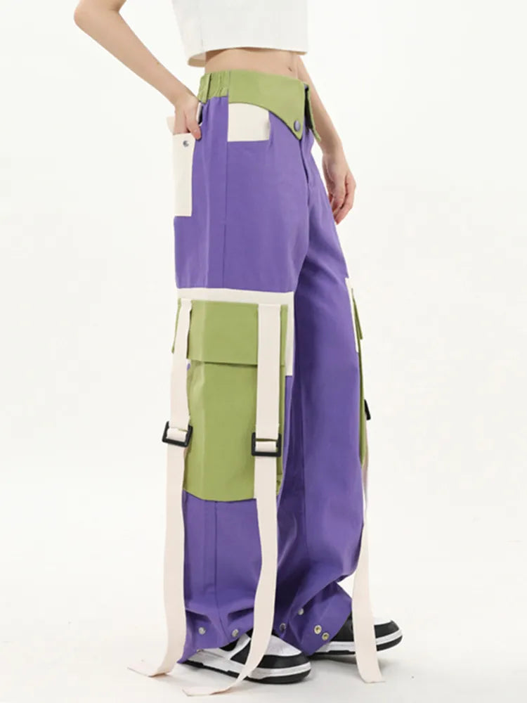 High Street Fashion Oversized Pocket Cargo Pants