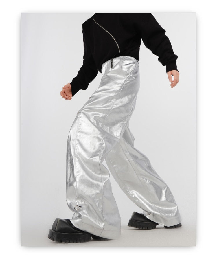 Unisex New Casual Custom Design Zipper Pants