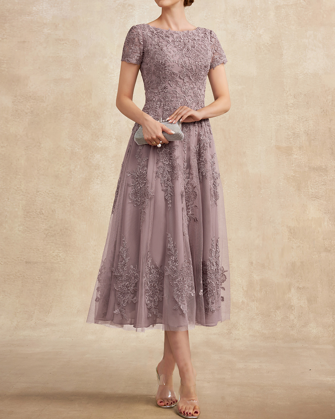 Fashion Elegant Lace Embroidered Dress