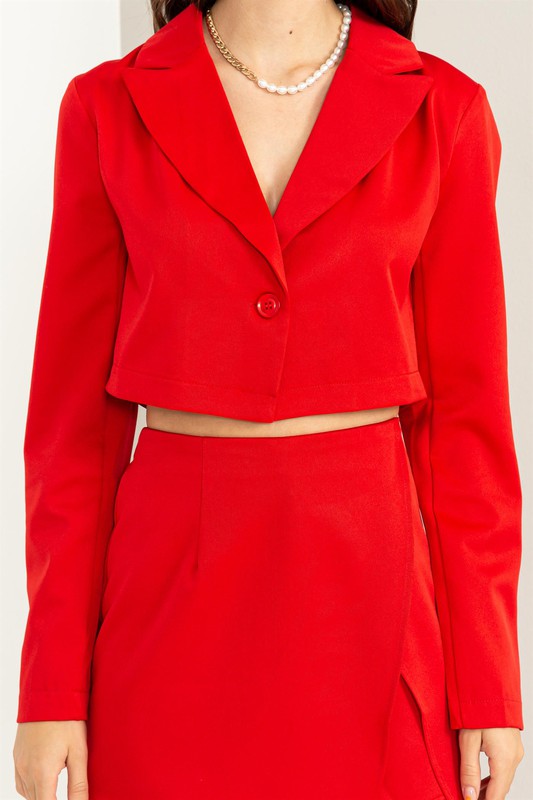 Make Your Mark Blazer in Red