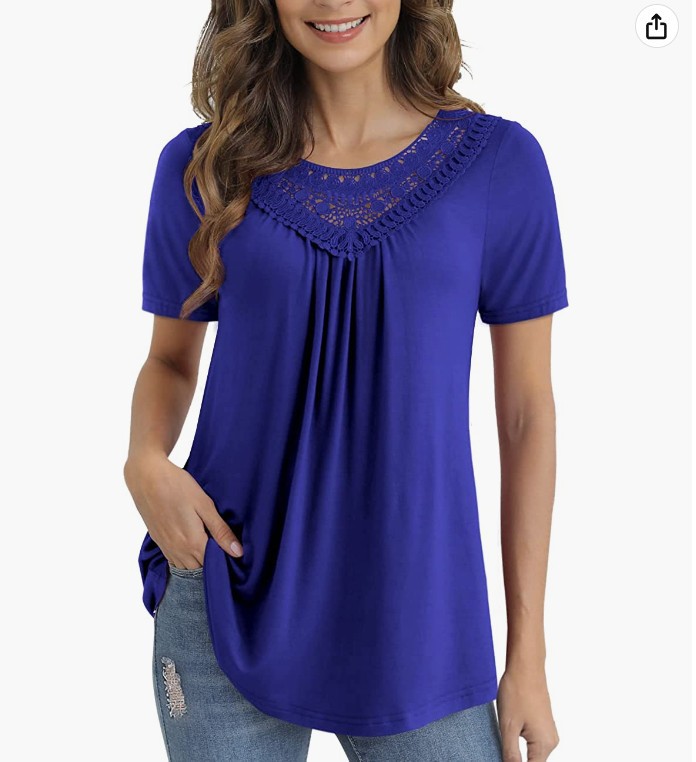 Women's Plus Size Tops Short Sleeve Shirt