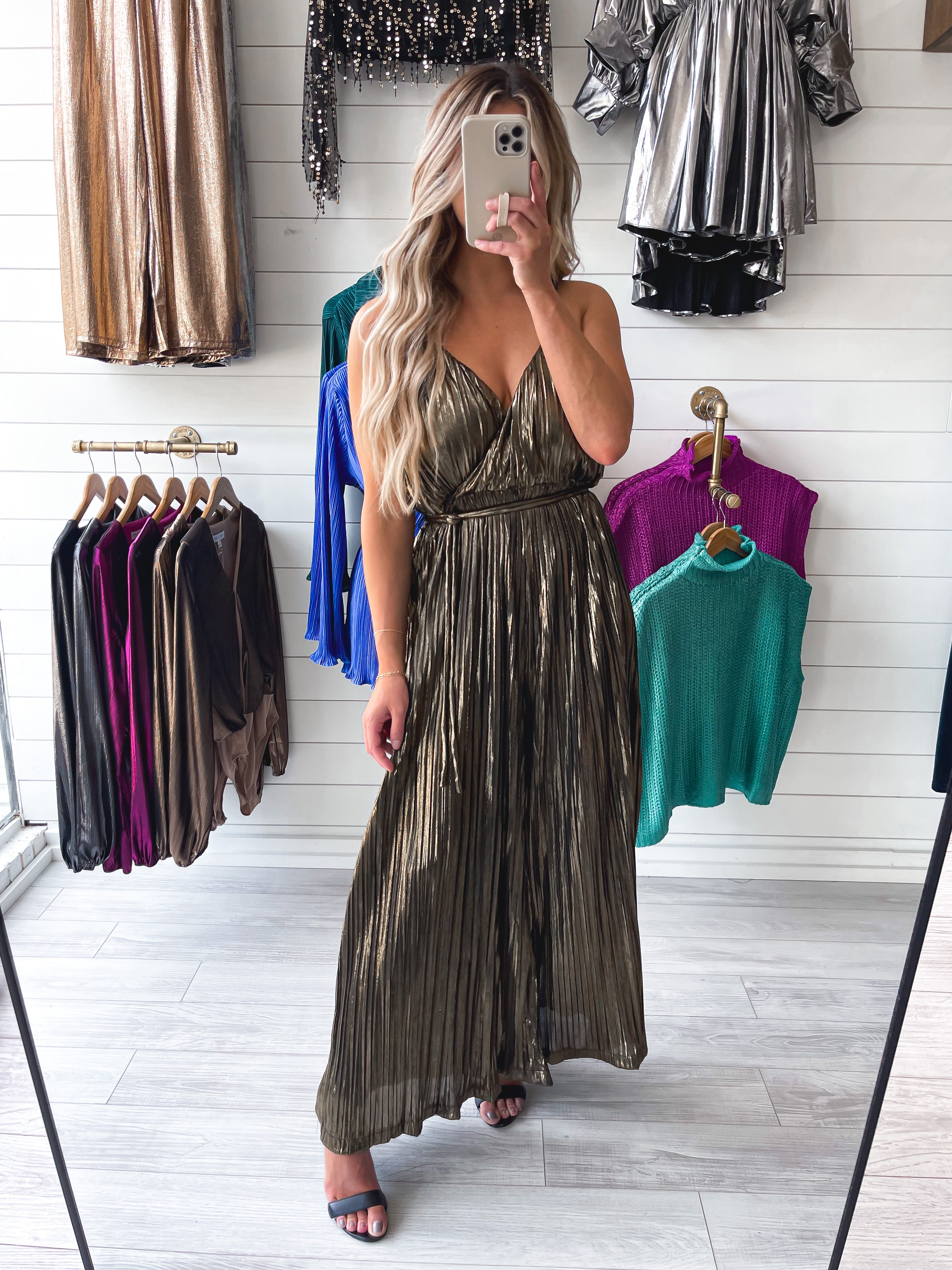 Midnight Moments Jumper in Gold