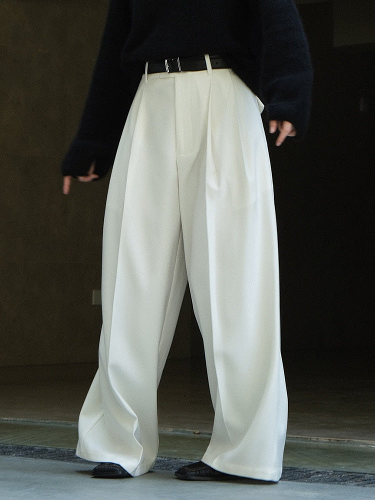 Classy Elegance Luxe Pleated Wide Leg Pants