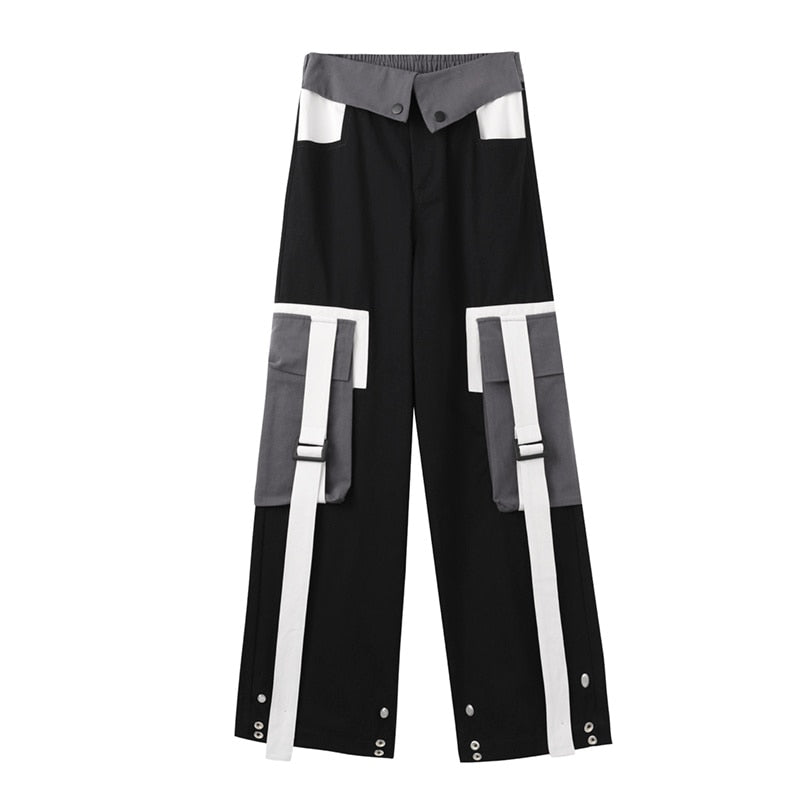 High Street Fashion Oversized Pocket Cargo Pants