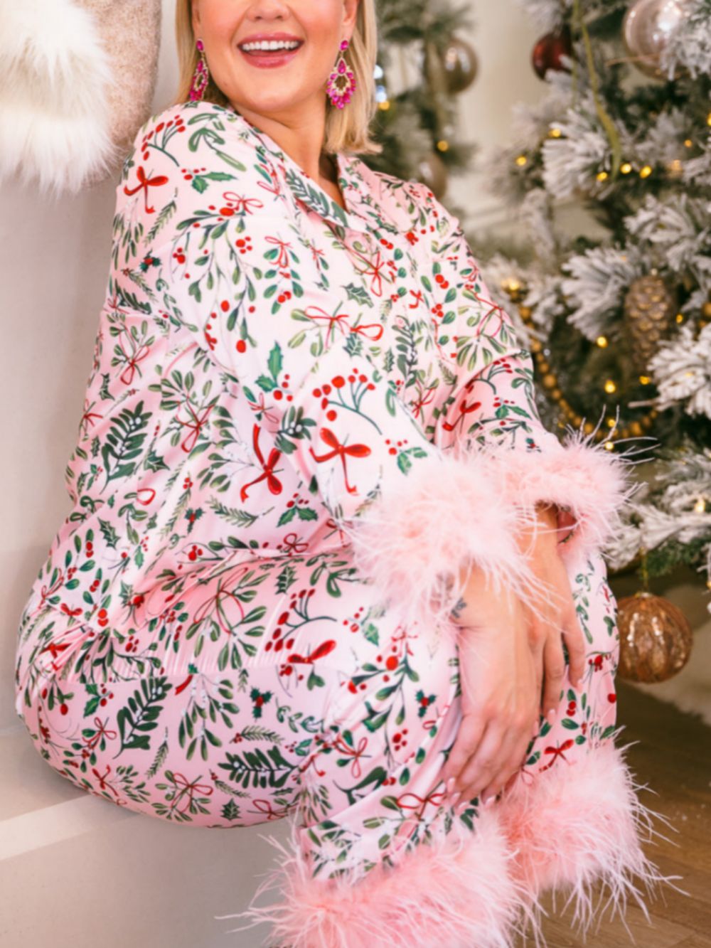 Barbie Pink Christmas Holiday Pajamas