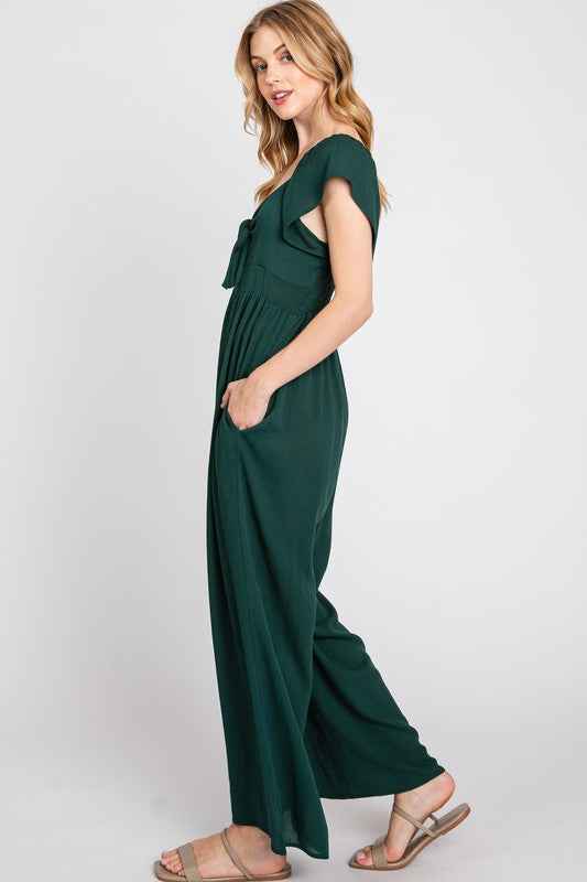 No Limit Jumper in Hunter Green