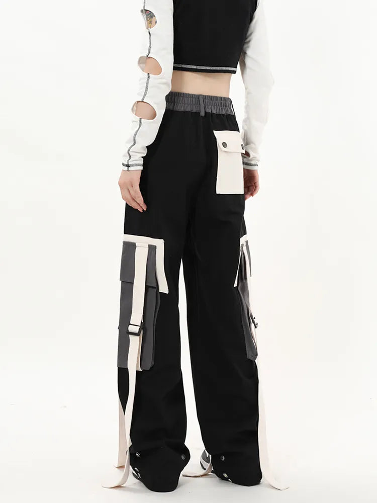 High Street Fashion Oversized Pocket Cargo Pants