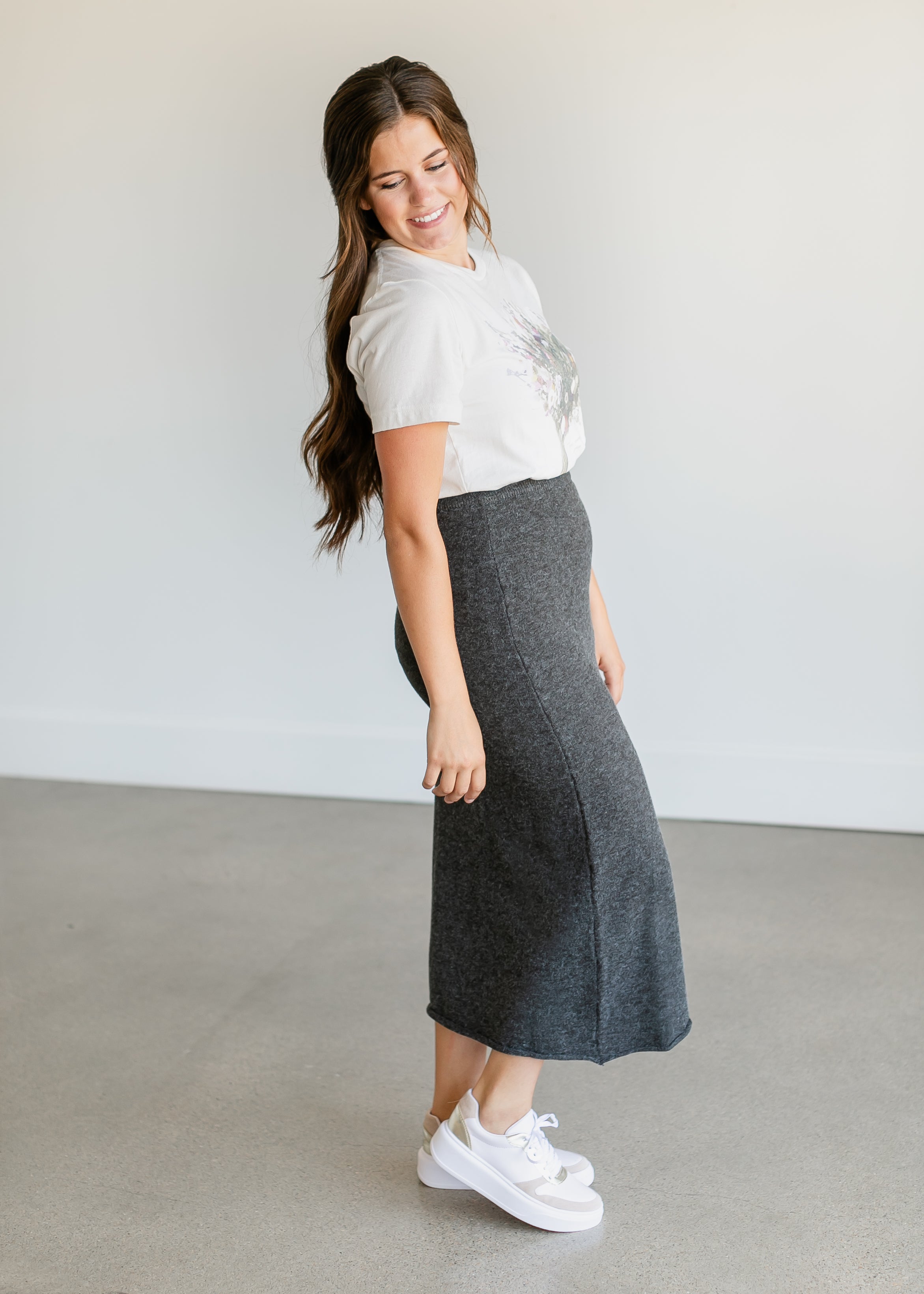 Jessa Sweater Midi Skirt