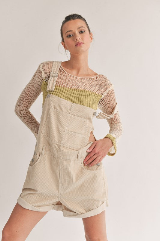 In Action Overalls in Oatmeal