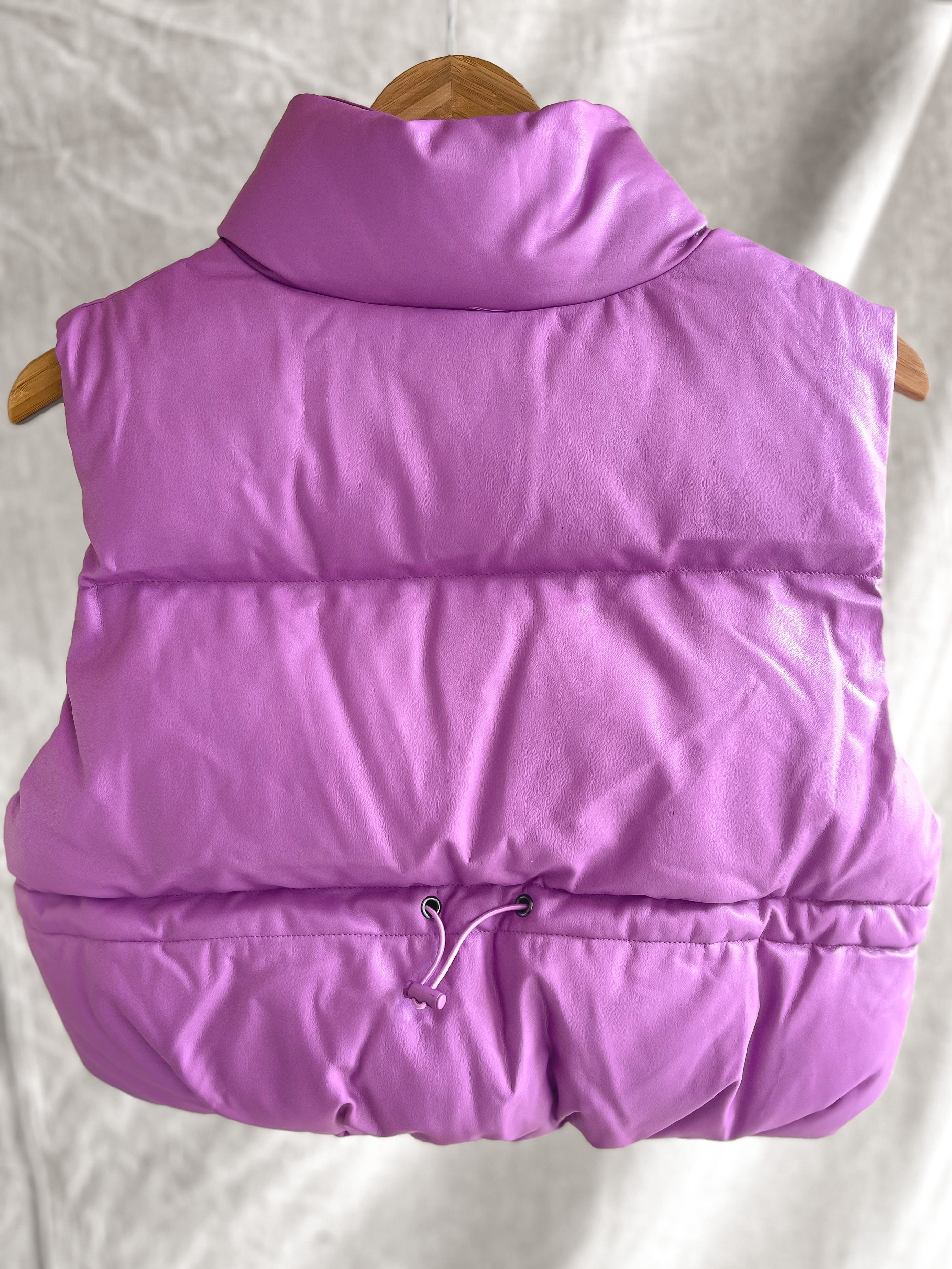 Running Around Vest in Purple