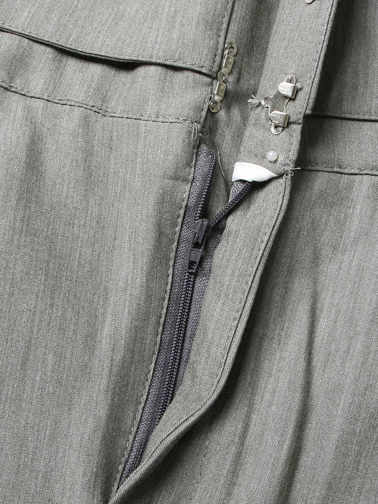 Daily Elegant Pleats Women's High Waist Wide Leg Trousers