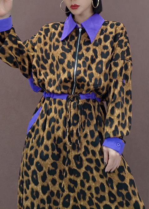 Unique Leopard Fall Fashion Spring Jumpsuit Pants