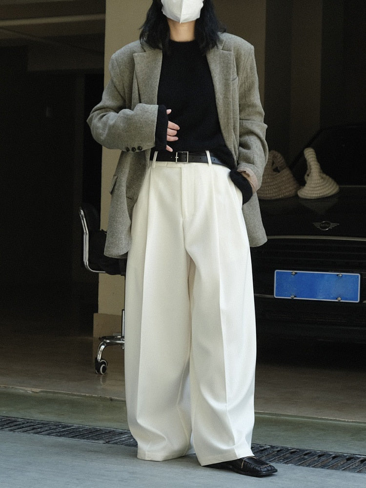 Classy Elegance Luxe Pleated Wide Leg Pants