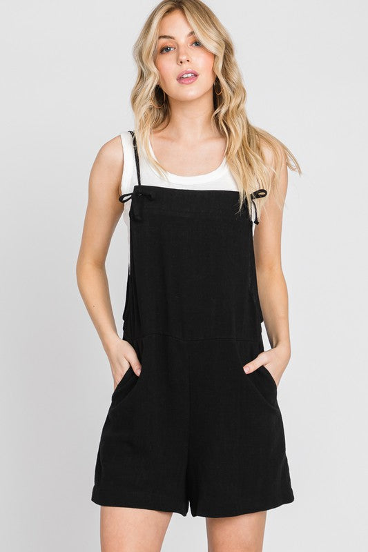 Laid Back Romper in Black