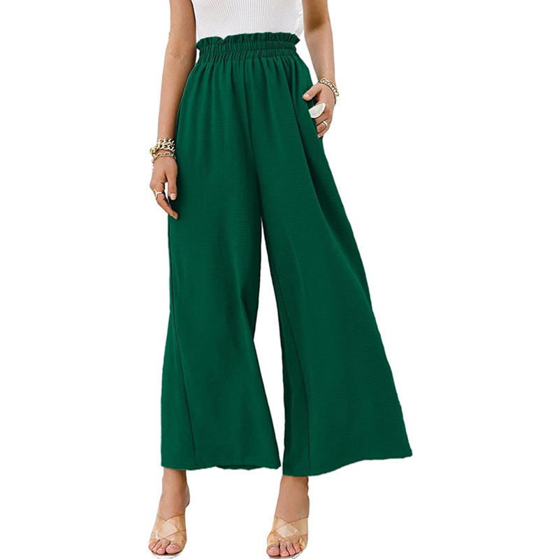 Women High Waisted Straight Wide Leg Pants