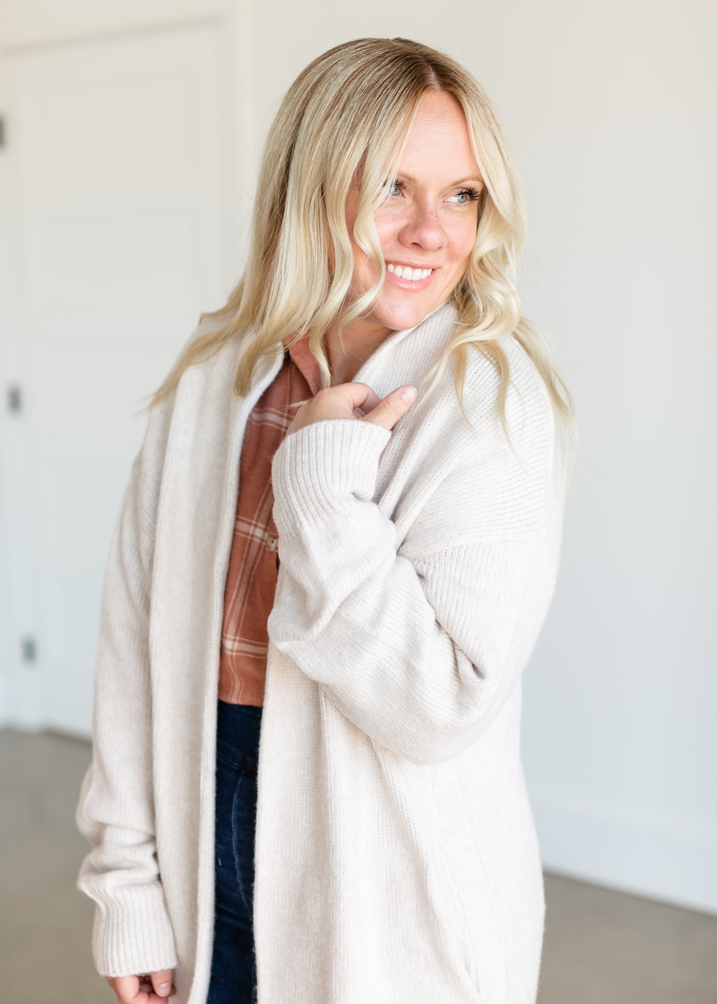 Phoebe Duster Open Front Sweater