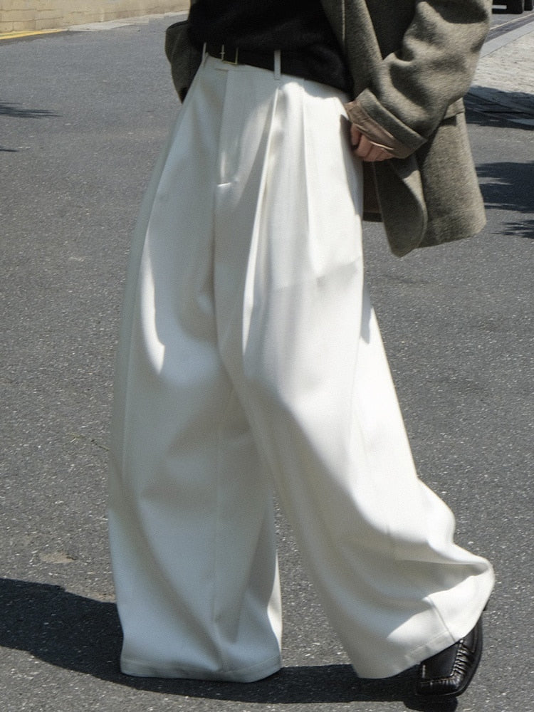 Classy Elegance Luxe Pleated Wide Leg Pants