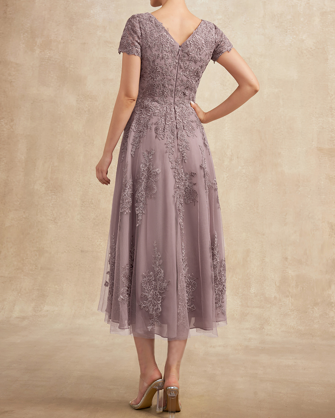 Fashion Elegant Lace Embroidered Dress