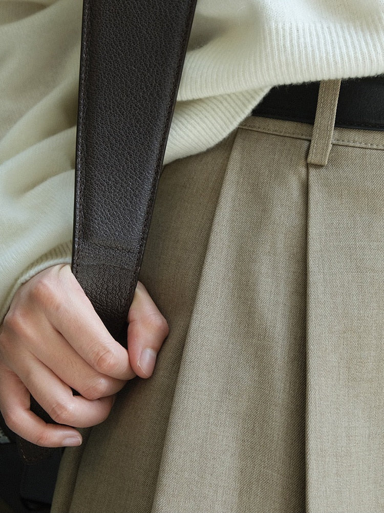 Classy Elegance Luxe Pleated Wide Leg Pants