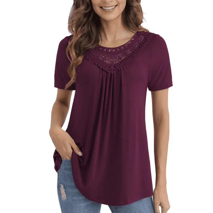 Women's Plus Size Tops Short Sleeve Shirt
