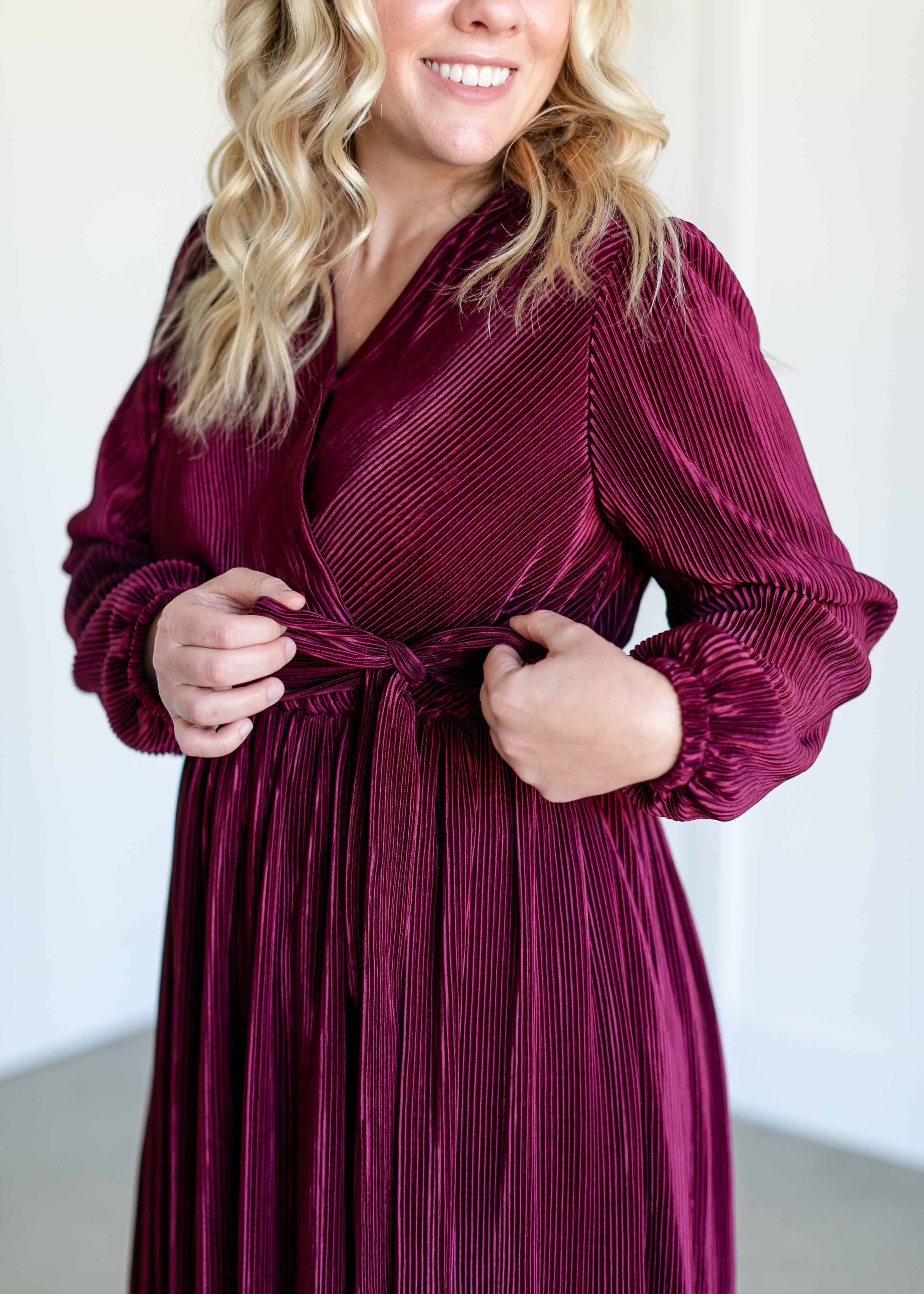 Marilyn Faux Wrap Maxi Dress