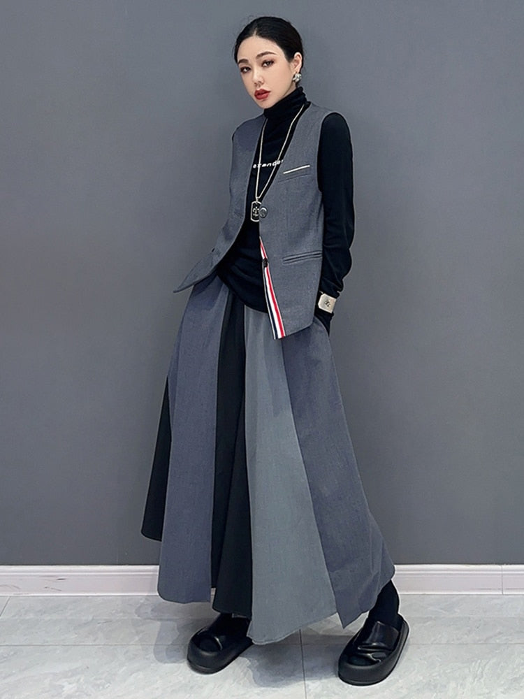 Luxury Haute Couture Extra Wide Leg Trouser Pants