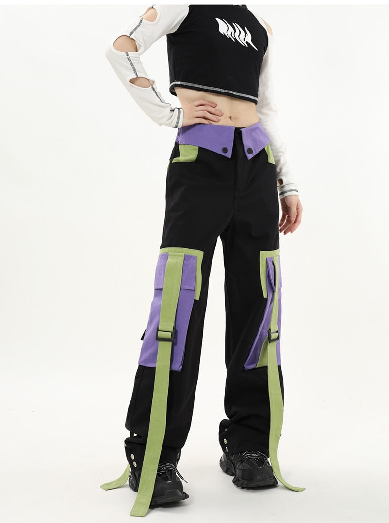 High Street Fashion Oversized Pocket Cargo Pants