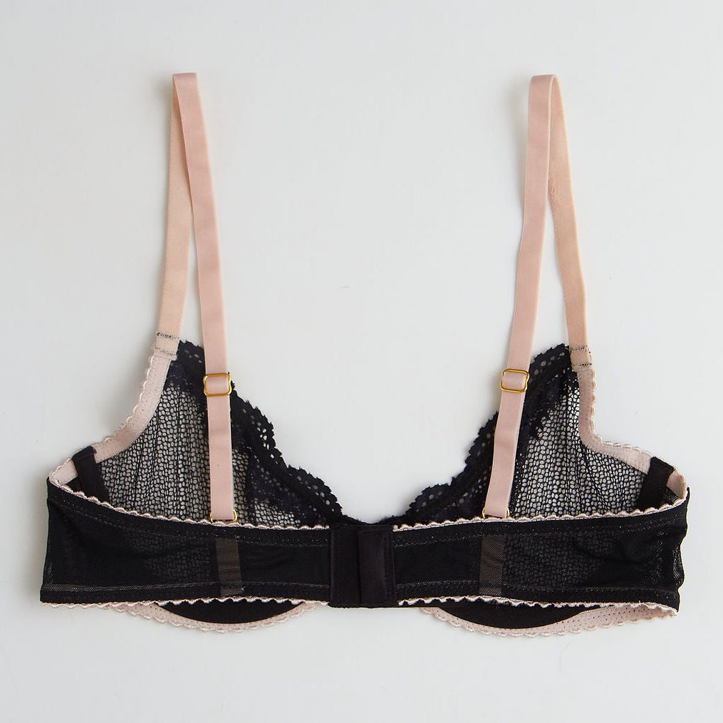 Signature Unlined Demi Bra Black（Buy 1 Get 1Free）