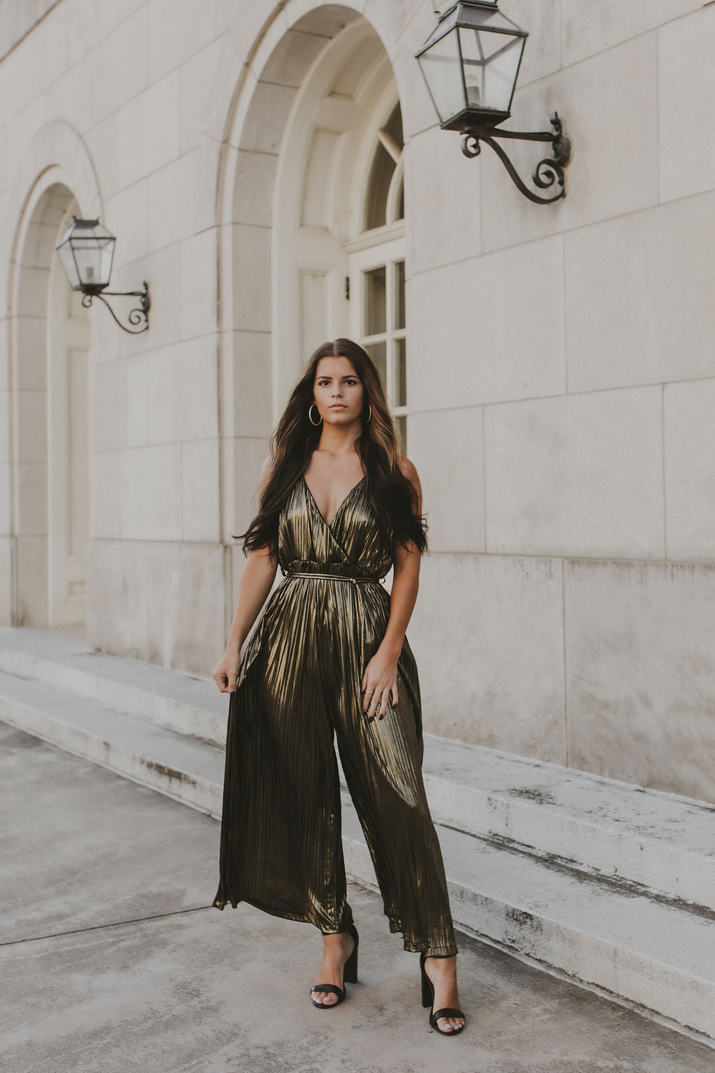 Midnight Moments Jumper in Gold